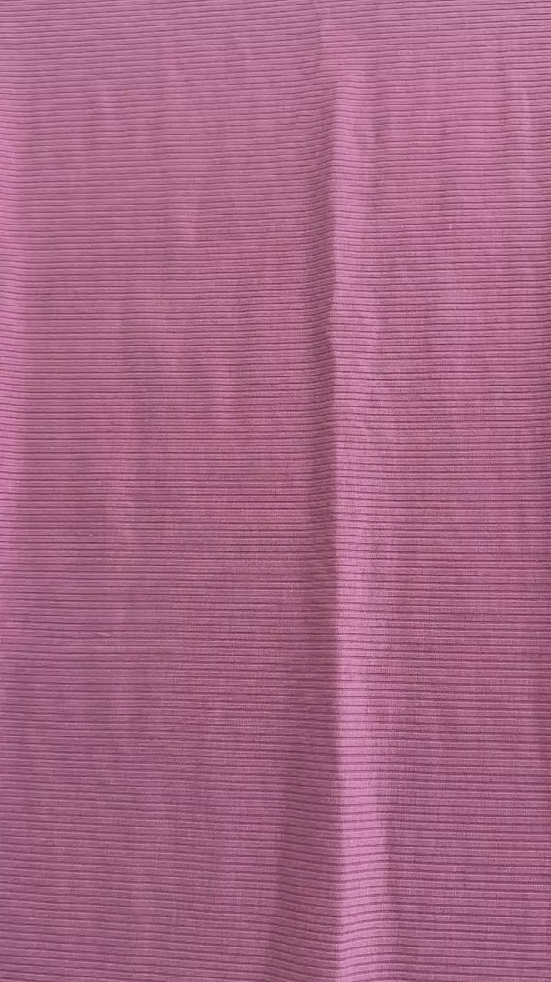 Pink Solid Rib Knit, Jersey Knit, 4 Way Stretch Fabric, Chunky Knit, Knit Fabric by the Yard, Spandex Fabric, Textured Knit