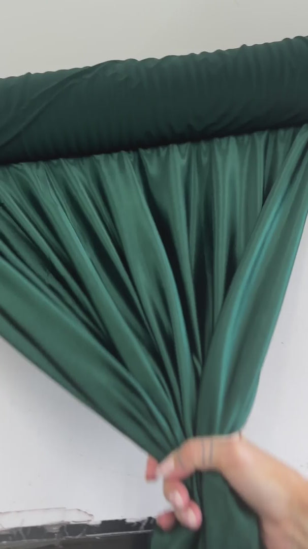 Hunter Green Shiny Nylon Spandex, Hunter Green Spandex, Nylon Spandex, Shiny Spandex, Stretch Fabric, 4 way stretch fabric, Fabric on Sale, Activewear Fabric, Polyester Fabric