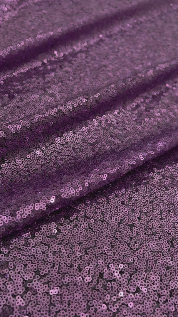 Lavender Sequin on Mesh, Shop Fabrics Online, Sewing, Fabric Store, Sewing Store, Cheap Fabric Store, Kiki Textiles, Textile by the Yard