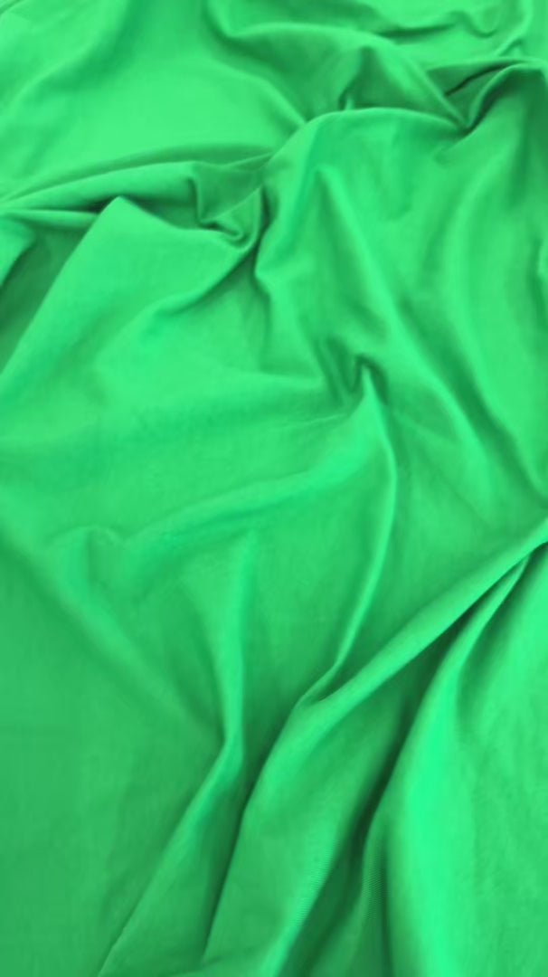 Kelly Green Cotton Jersey Spandex, Cotton Spandex, Shiny Spandex, Stretch Fabric, Cotton Jersey Spandex, Cotton Jersey, Jersey Spandex, Cotton fabric