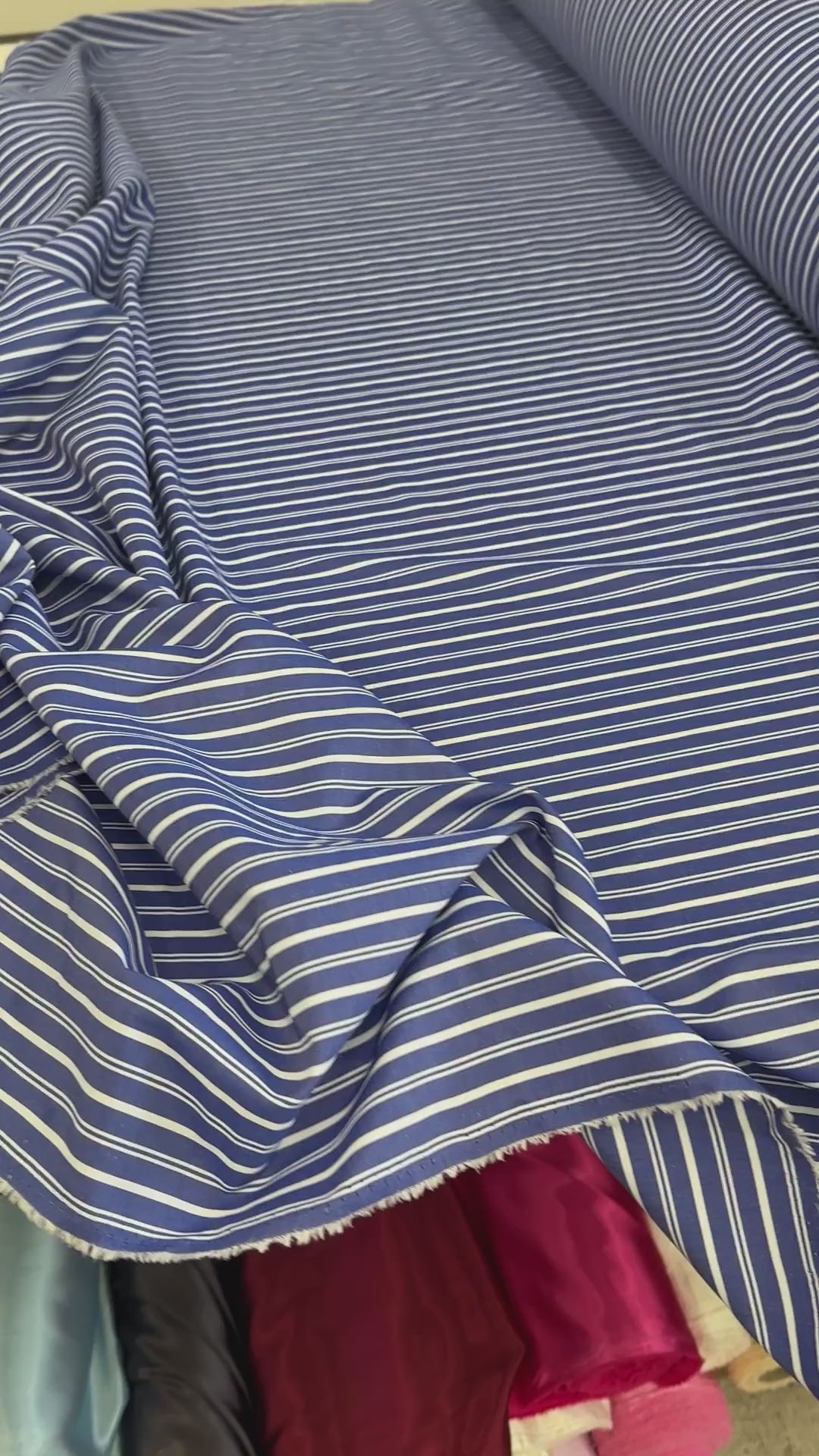 Blue White Striped Organic Cotton, Organic cotton, Breathable fabric, Lightweight fabric, Fair trade cotton, Cotton yarn, Gauze fabric, Cotton fashion, Tie-dye fabric