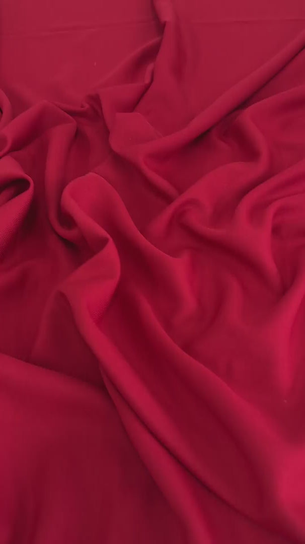 Deluxe Red Gabardine, Gabardine Fabric Price, Crepe & Gabardine, Stretch Crepe, Twill Gabardine, Brushed Twill, Polyester Gabardine, Crepe on Sale, Solid Fabric