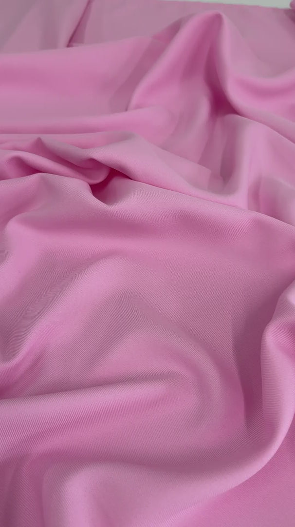 Baby Pink Deluxe Gabardine, Gabardine Fabric Price, Crepe & Gabardine, Stretch Crepe, Twill Gabardine, Brushed Twill, Polyester Gabardine, Crepe on Sale, Solid Fabric