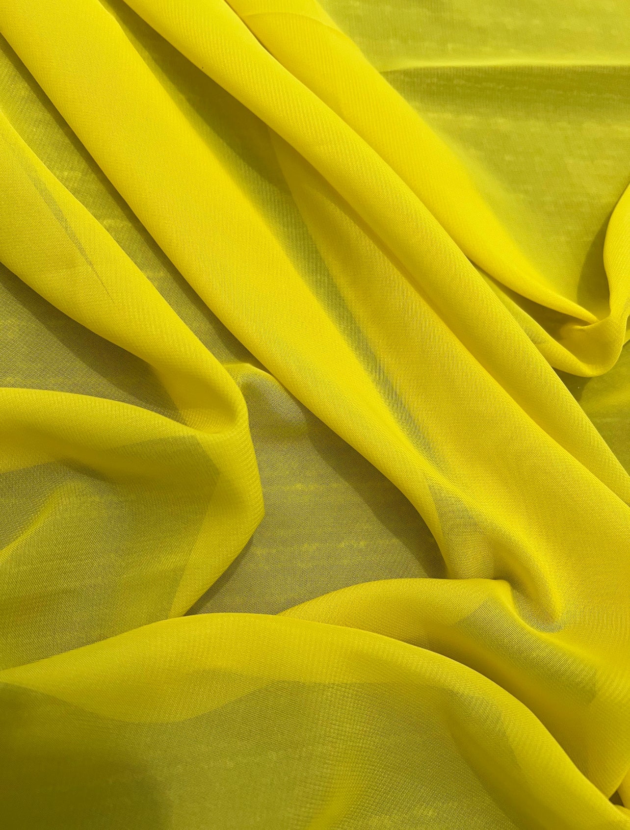 yellow chiffon, light yellow chiffon, lemon chiffon, dark yellow chiffon, chiffon for woman, chiffon for bride, premium chiffon, chiffon in low price, chiffon for party wear, chiffon for gown