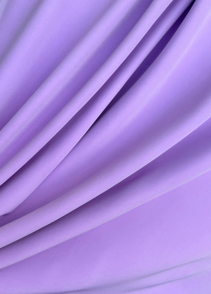 Shop now Lavender Stretch Crepe by Yard- Kiki Textiles – KikiTextiles