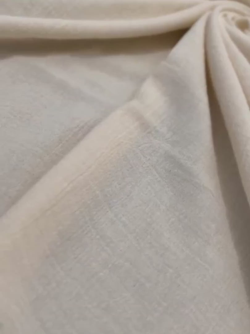 Crinkle Double Gauze Fabric by the Half Yard, per Yard, Premium Quality  Muslin Fabric, 100% Cotton Double Gauze Fabric 