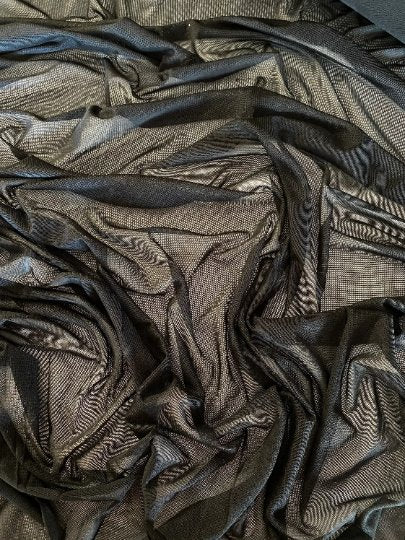 Black Power Mesh Fabric