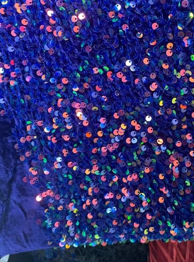 Iridescent Sequin on Velvet, rainbow Sequin on Velvet,  multicolor Sequin on Velvet, shinny Sequin on Velvet, Sequin on Velvet for woman, Sequin on Velvet for bride, Sequin on Velvet for party wear, Sequin on Velvet on discount, Sequin on Velvet in low price, buy Sequin on Velvet online