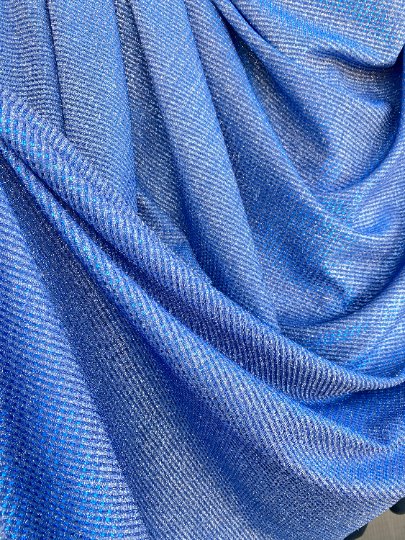 azure blue metallic lurex, Blue metallic lurex, light blue metallic lurex, dark blue metallic lurex, metallic lurex for woman, metallic lurex for bride, metallic lurex on discount, metallic lurex on sale, metallic lurex online